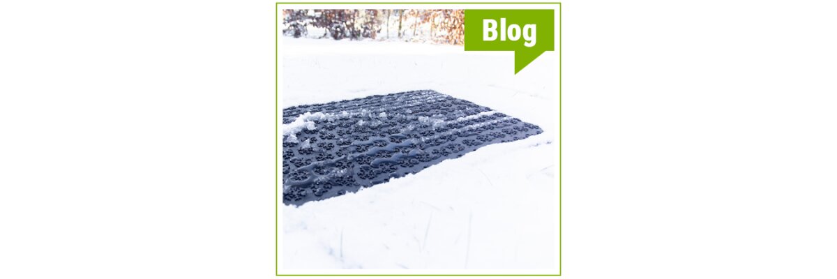 Snow Melting heating mats - Our new outdoor heating mats are here. Safe on all paths! - Safely through the winter with Snow Melting heating mats