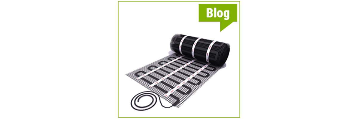 Thin-bed heating mat - electric heating directly in the tile adhesive or levelling compound - Blog: Thin-bed heating mat in tile adhesive or levelling compound