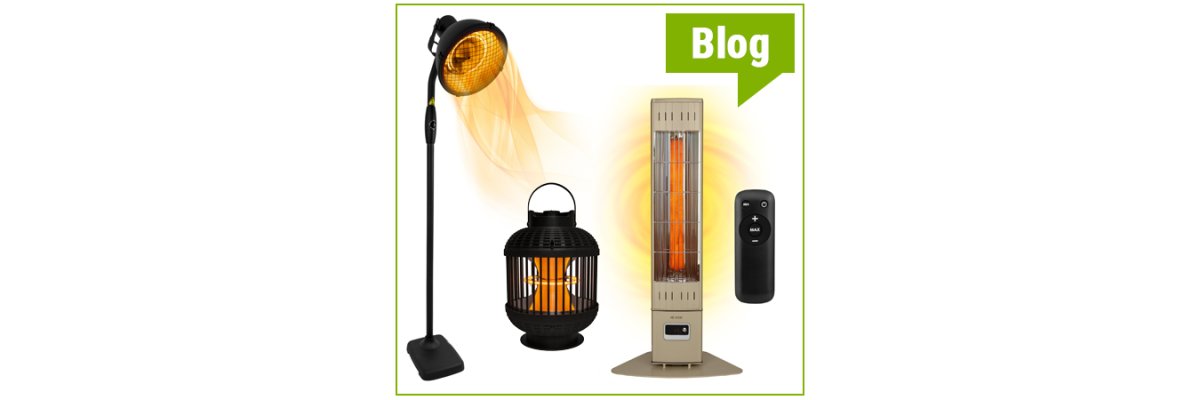 New infrared patio heaters for the outdoor season  - Blog: New infrared patio heaters for the outdoor season 