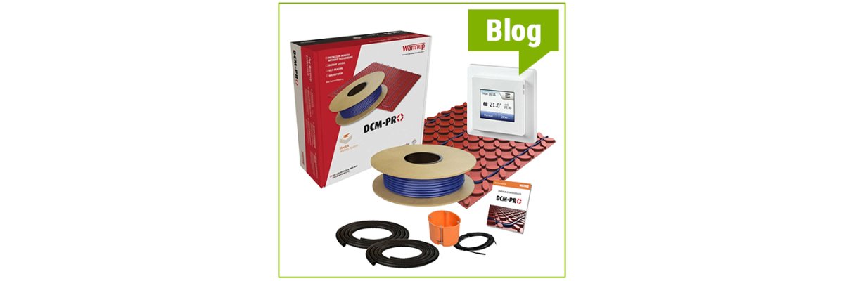 Warmup DCM-PRO - floor decoupling and underfloor heating in one step - Warmup DCM-PRO - floor decoupling and underfloor heating 