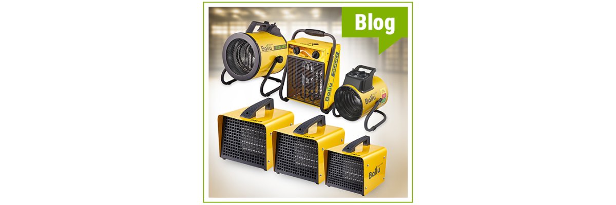 Mobile heat: Ballu Industrial supplies professional electric fan heaters of the BKX and BHP series - Mobile heat: electric fan heater from Ballu Industrial 