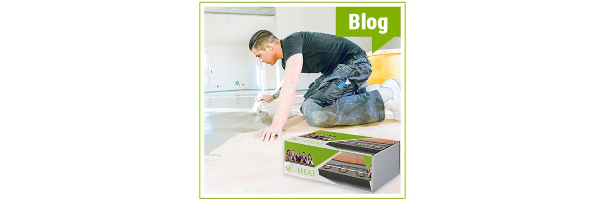 Electric underfloor heating in levelling compound - the universal solution for any floor covering - Electric underfloor heating in levelling compound - flexible &amp; efficient