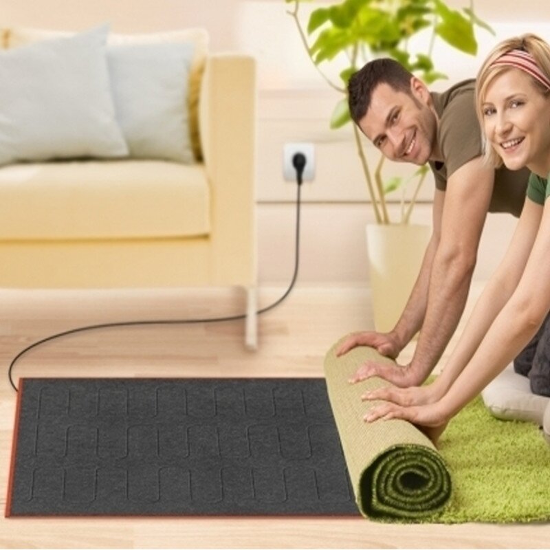 The carpet heating is installed in no time at all