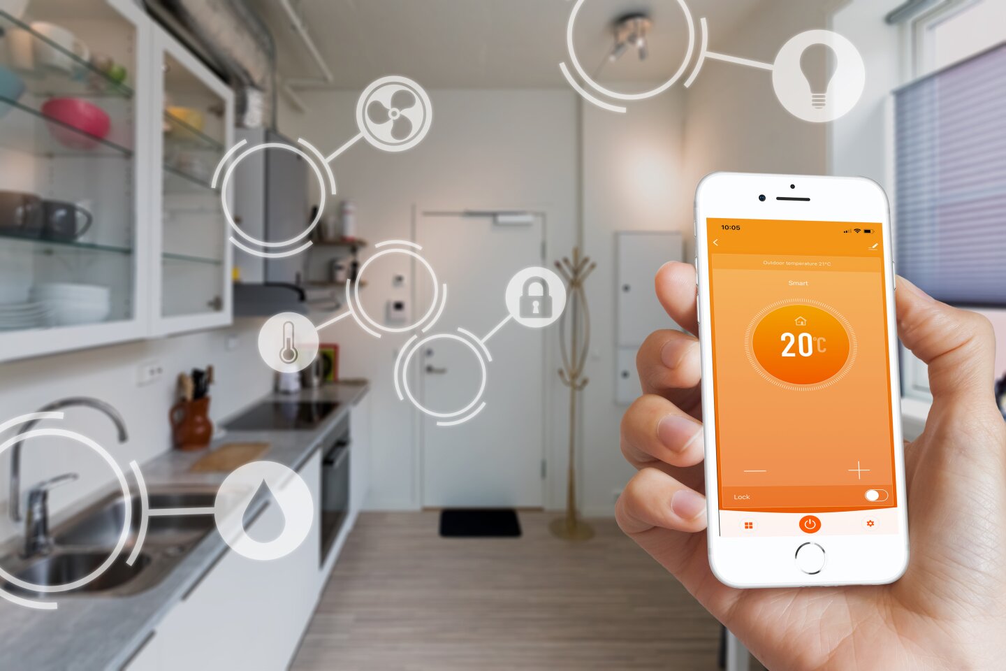 With Tuya Smart you control the different Smart Home components