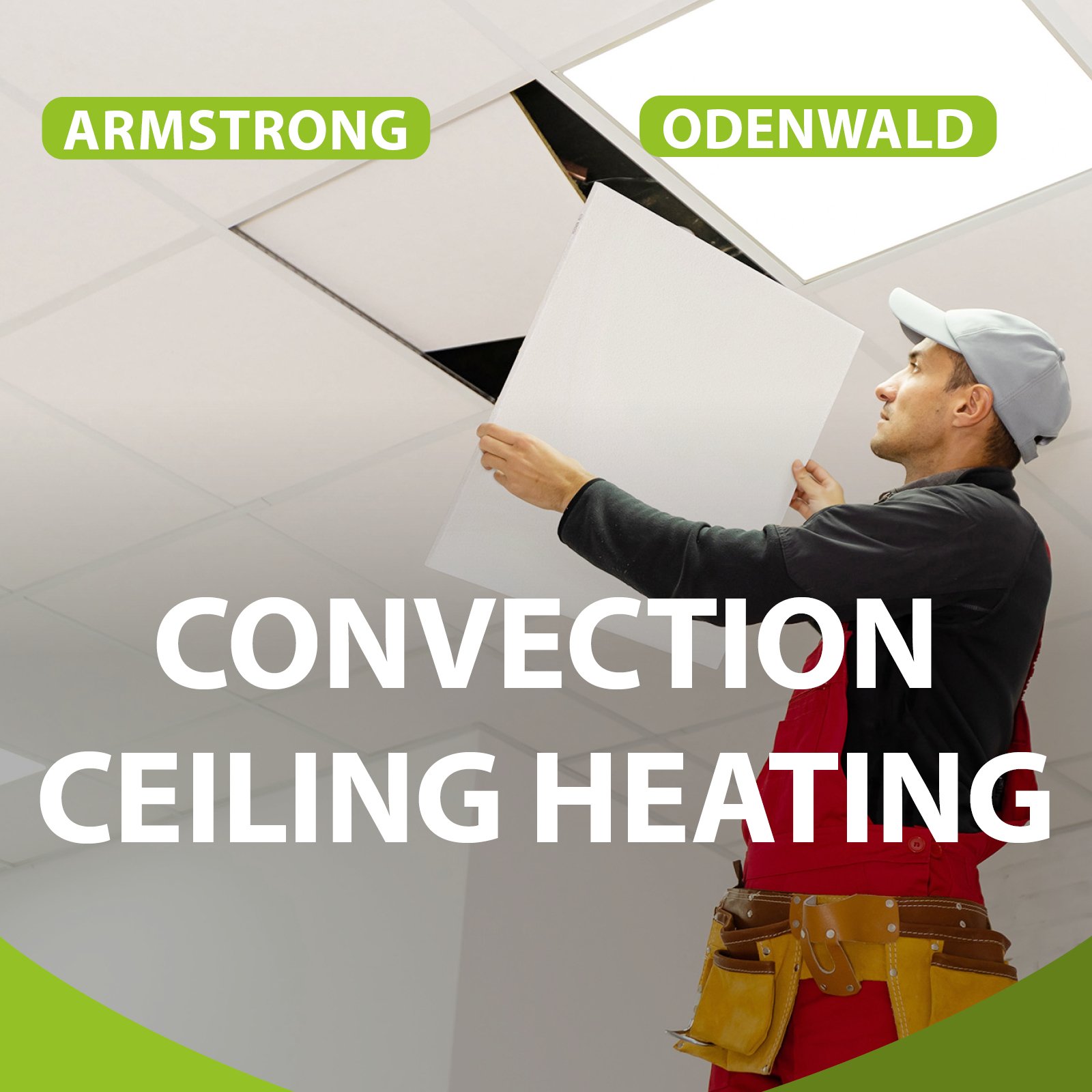 Grid ceiling heating: efficient and effective