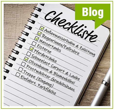 Blog-Beitrag Herbst-Checliste - Risiken von frostigen Temperaturen