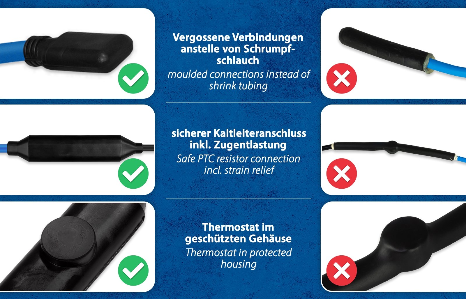 Qualität im Vergleich - Wir bieten hochwertige Frostschutzheizkabel an