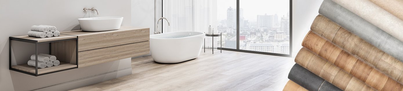 Elektrische Fußbodenheizung für PVC Boden im Feuchtraum
