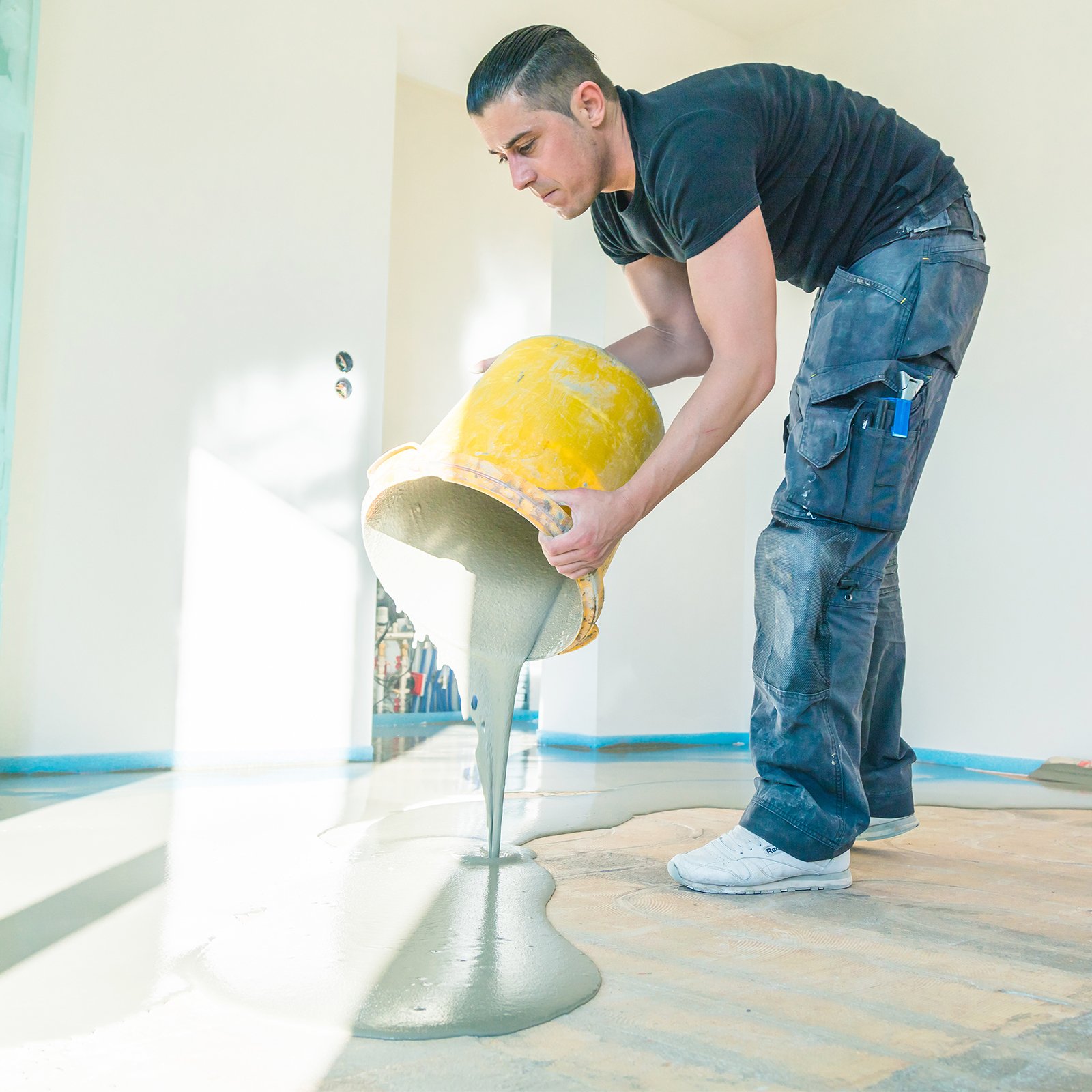 Elektrische Fußbodenheizung für Epoxidhardböden