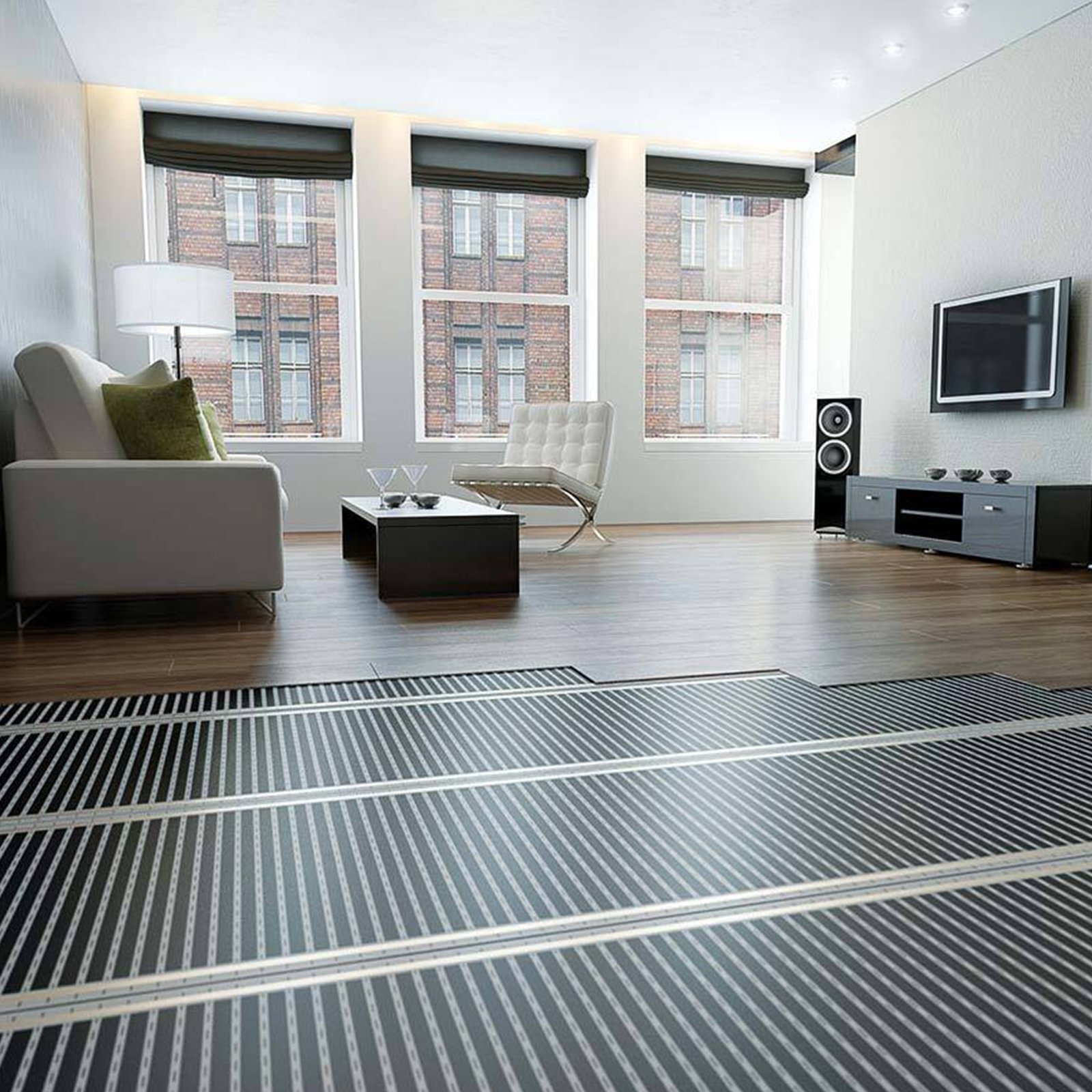 Elektrische Fußbodenheizungen eignen sich optimal für Neubauten und zum Nachrüsten im Bestandsobjekten