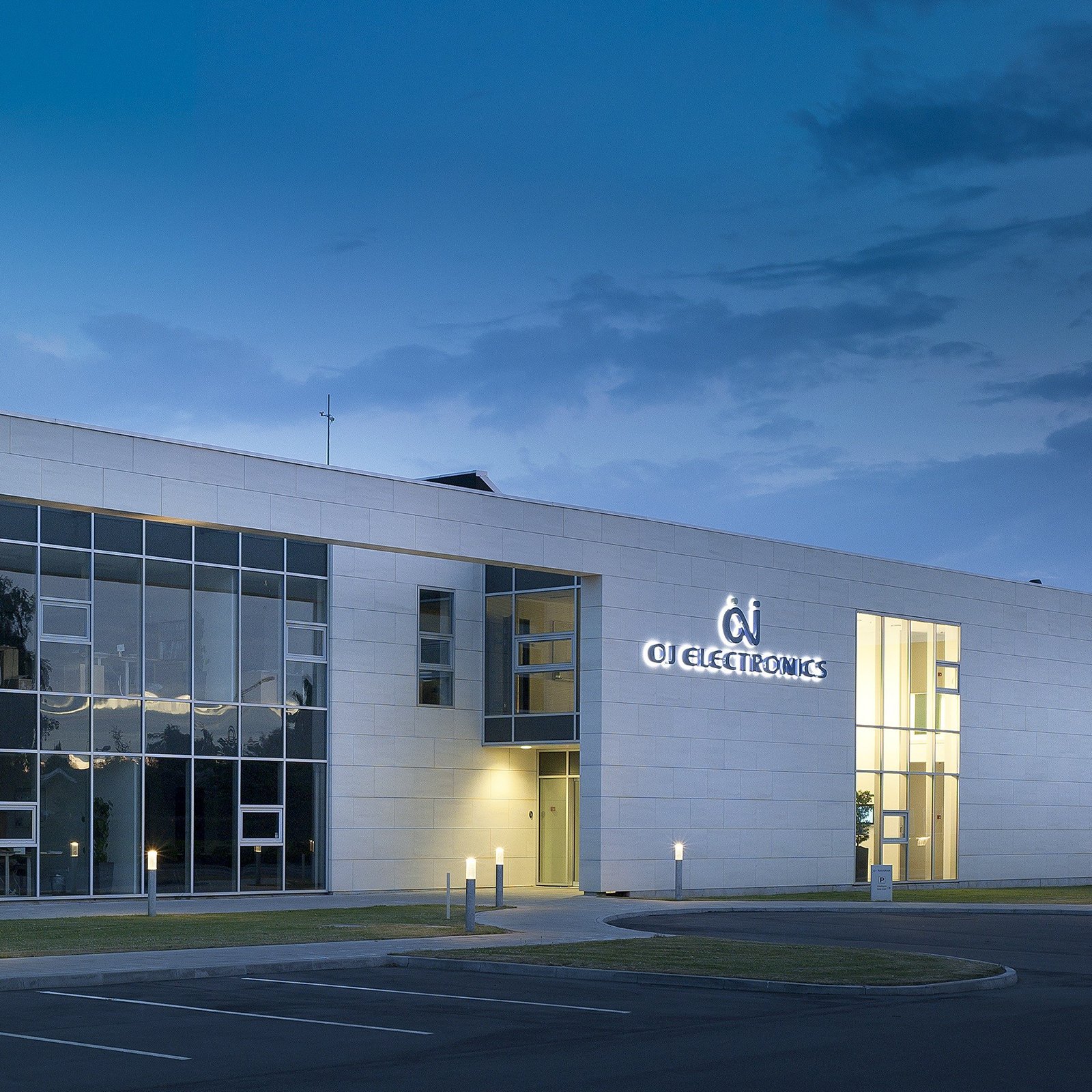 OJ Electronics Firmengebäude in Sønderborg, Dänemark