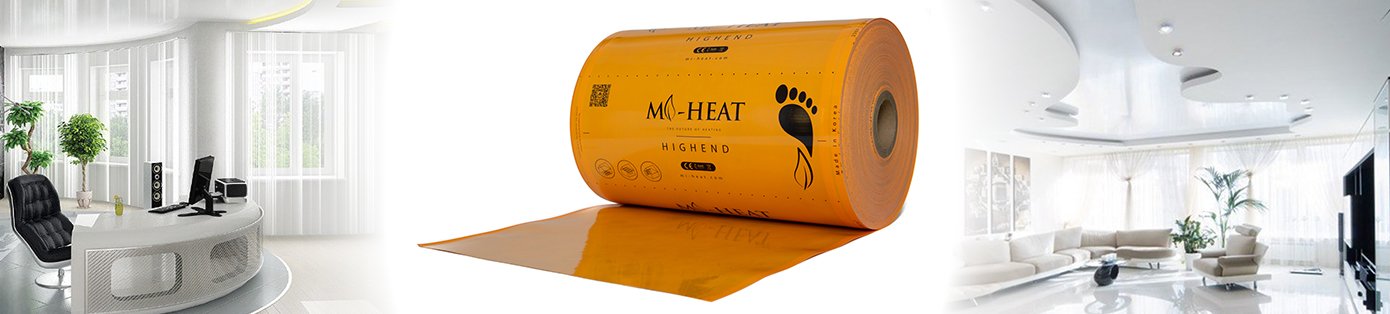 Mi-Heat Premium Heizfolie - Die optimale Wärmequelle hinter einer Spanndecke 