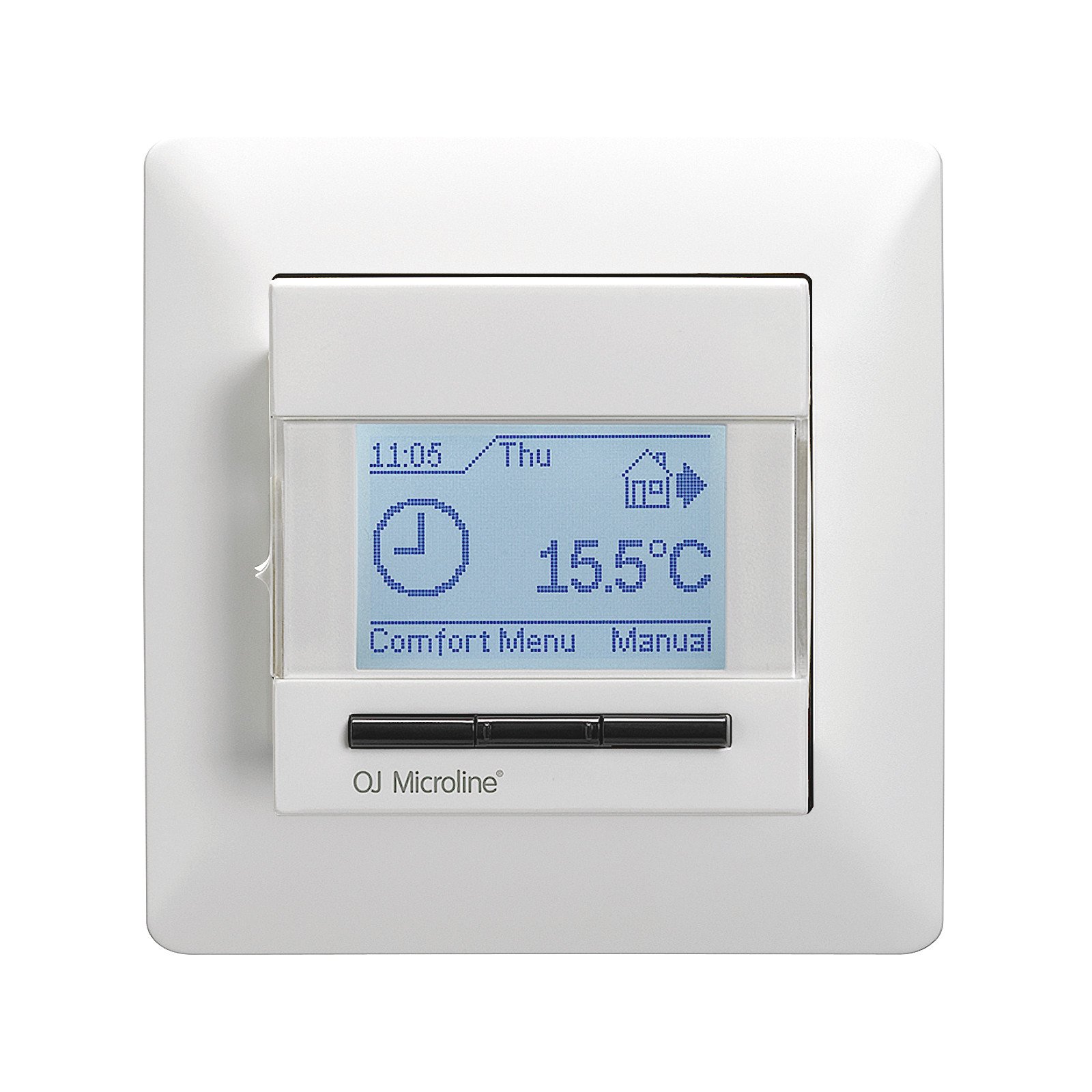 Thermostat with ext. sensor for electric panel heating