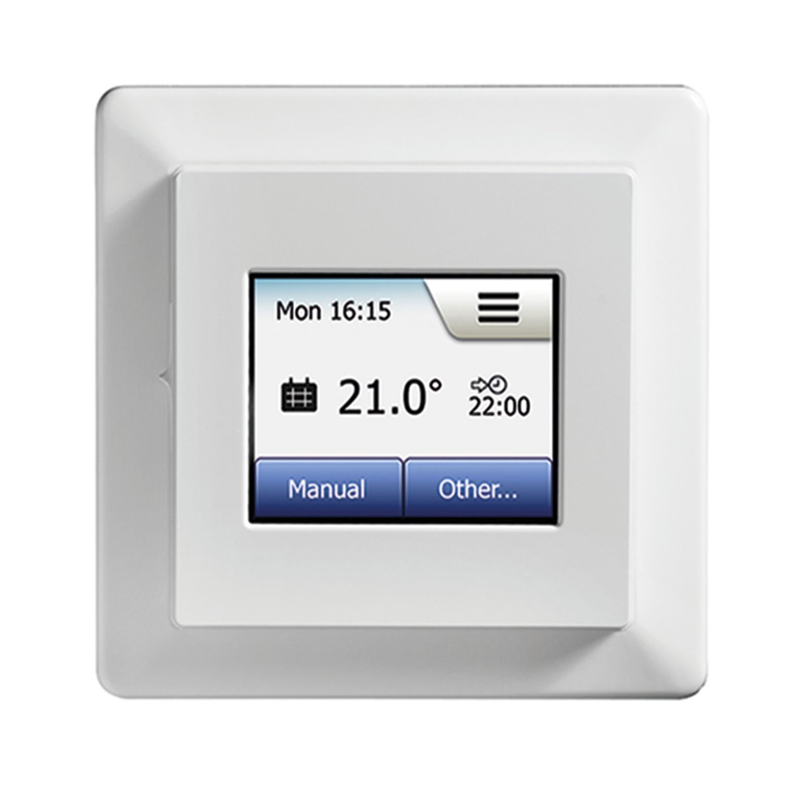 WLAN thermostat with ext. sensor for electric panel heating