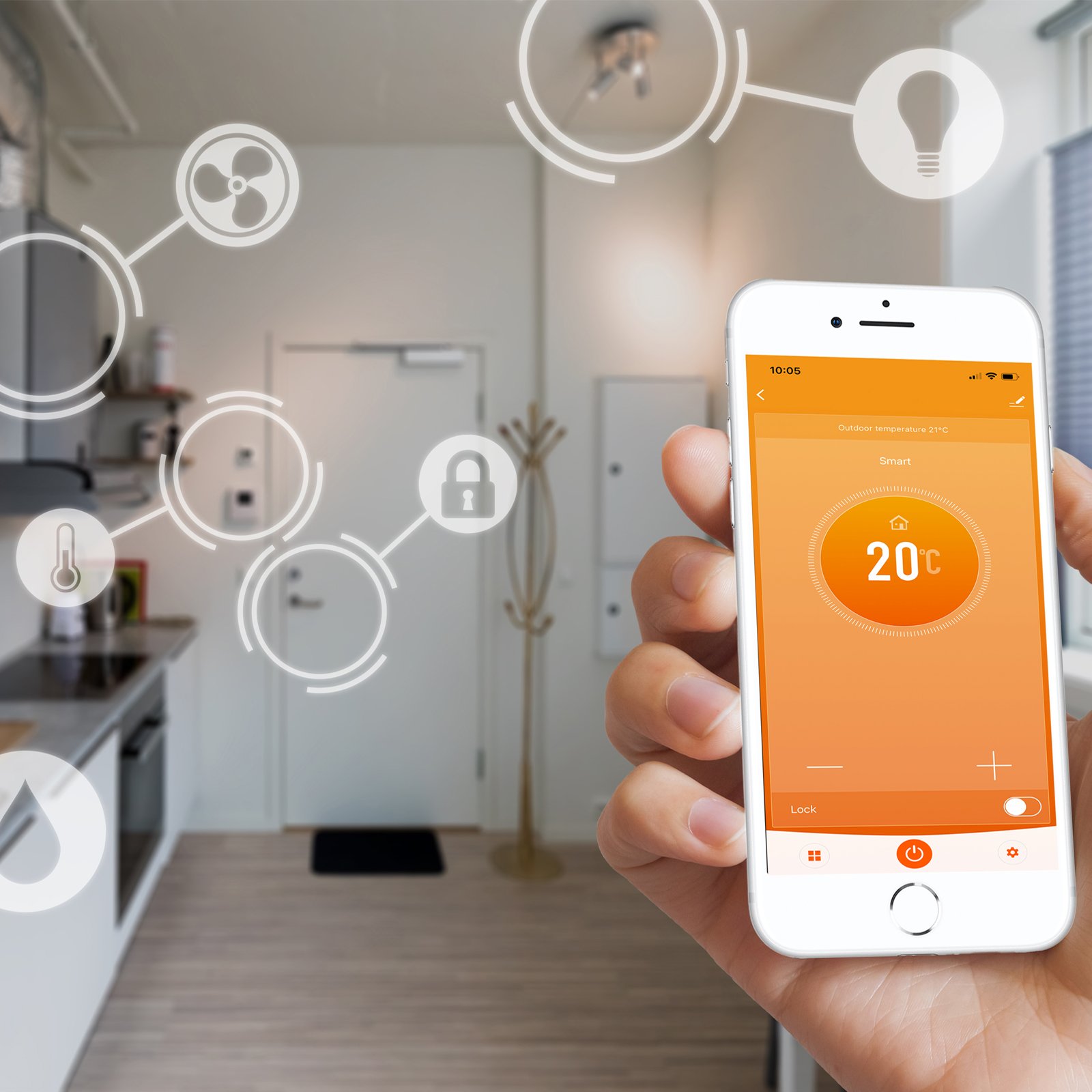 With Tuya Smart you control the different Smart Home components