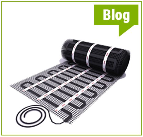 Blog-Beitrag: Dünnbettheizmatte - elektrische Heizung direkt im Fliesenkleber oder Ausgleichsmasse