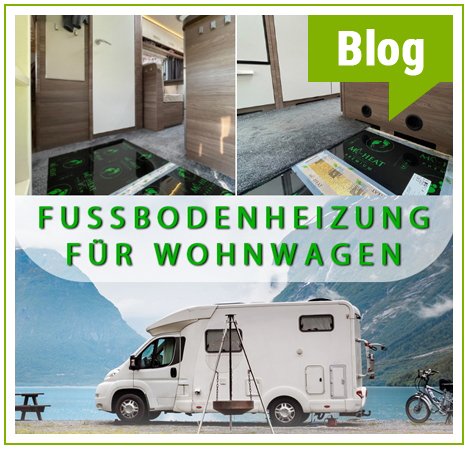 Blog: DIY project: Retrofitting underfloor heating in a caravan or camper van