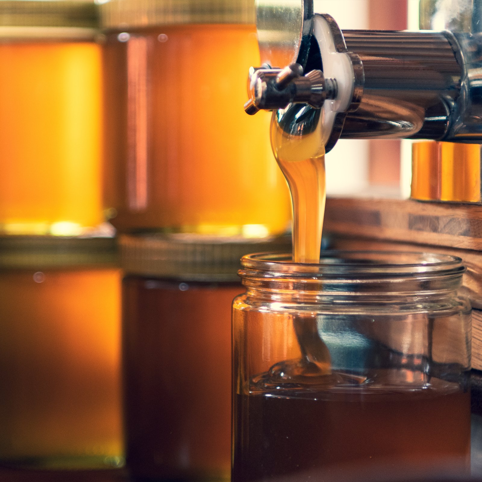 Abfüllung des flüssigen Honigs