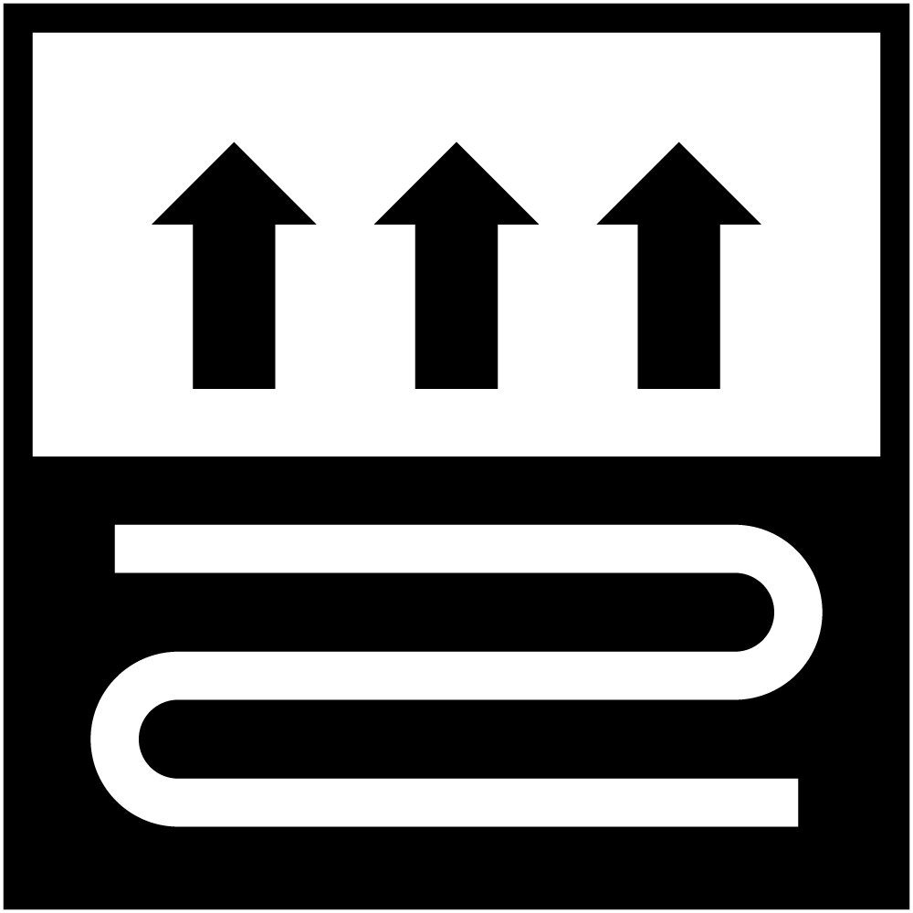 Piktogramm - Für Fußbodenheizung geeignet