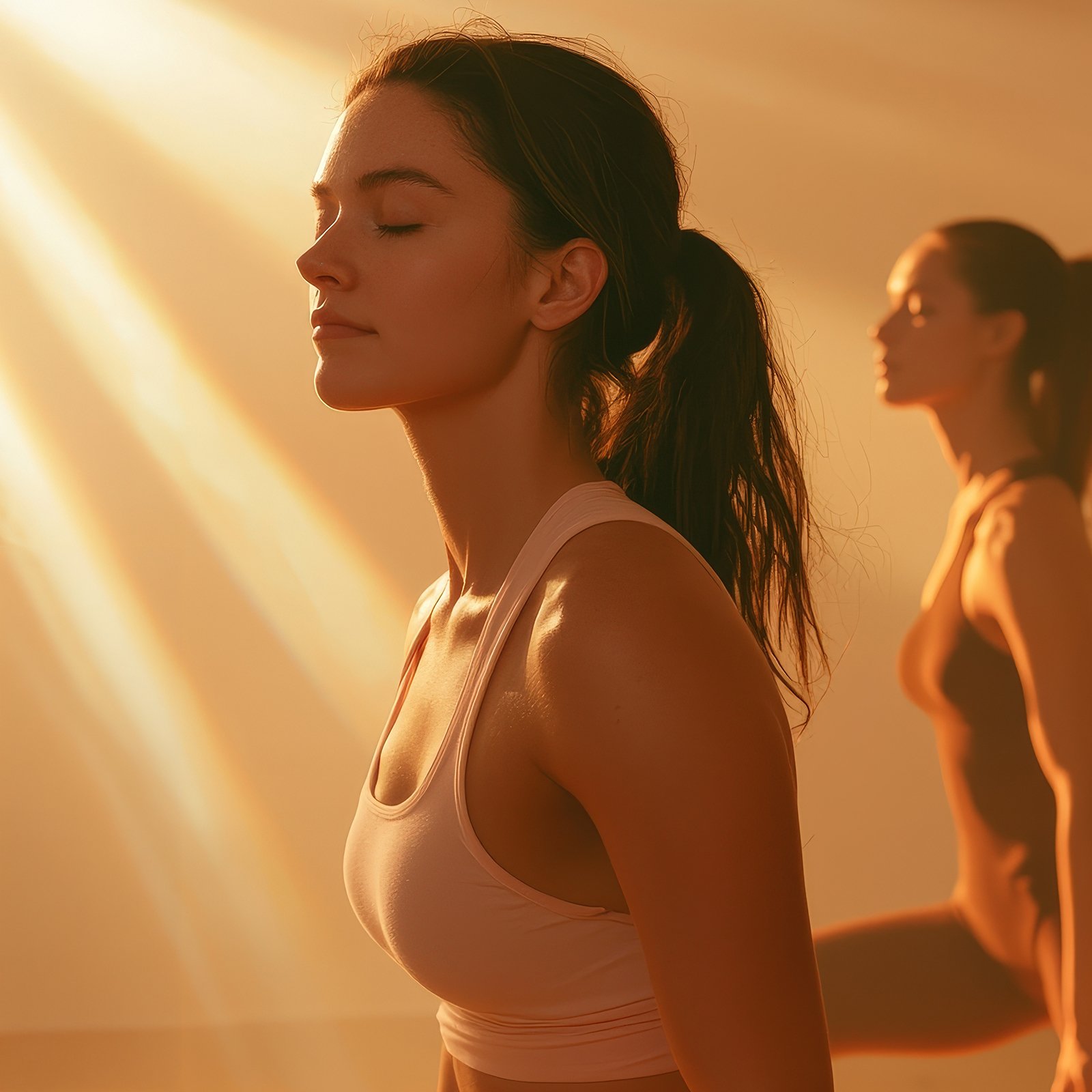 In Bikram-orientierten Formaten wird häufig um 40 °C trainiert