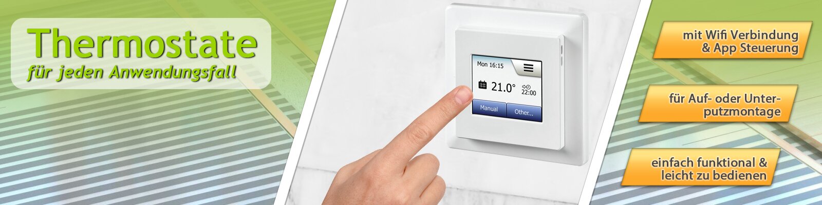 riesen Auswahl - für jeden Anwendungsfall das richtige Thermostat