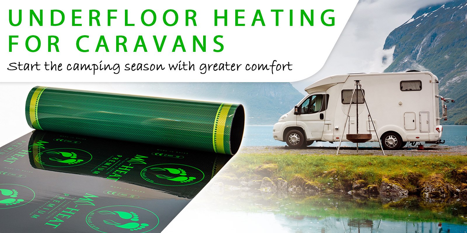 Mi-Heat Premium caravan heating film - start the camping season with more comfort