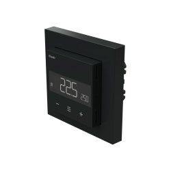 Heatit Z-TRM6 Z-Wave thermostat black matt