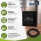 Heatit Z-TRM6 Z-Wave Thermostat schwarz matt