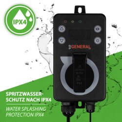 Silikon-Heizkabel 40W/m 2,5m + GH600 Outdoor Thermostat
