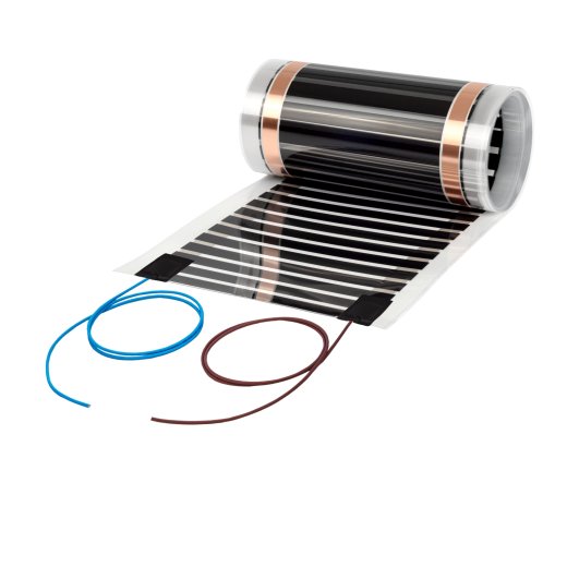 Comfort Heizfolie 500W/m² 25cm breit 125W/m konfektioniert 3,0m