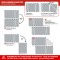 Warmup StickyMat SPM 150W/m²  4,5m² Smart 6iE WiFi weiß + 2xWellrohr + Farbroller + Haftgrundierung