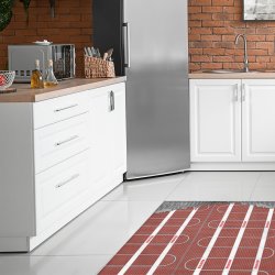 Warmup StickyMat 200W/m² 9.0m² + WiFi white element + 2x corrugated pipe + paint roller + adhesive primer