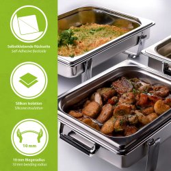 Silicone Heating Mat, self-adhesive, with integrated temperature limiter 46x27cm - 350 watts