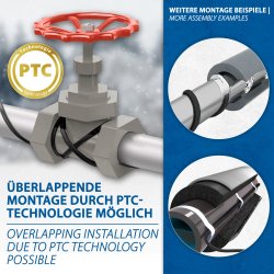 Antifreeze heating cable self-regulating 20W/m - by the metre