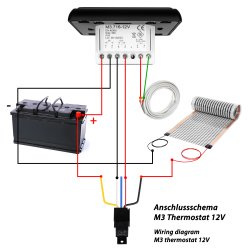 KFZ-Relais 12V/40A mit Sockel