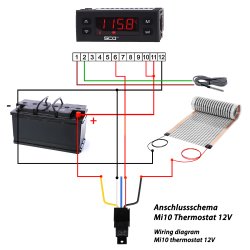 KFZ-Relais 12V/40A mit Sockel