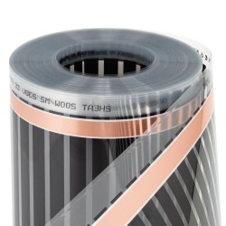 36V Heizfolie 20cm breit 220W/m²  1,0m