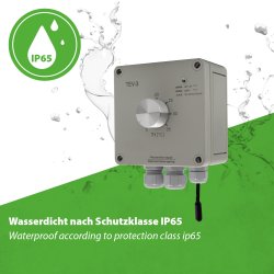 TEV-3 Aufputz Thermostat für Kühl- und Heizbetrieb