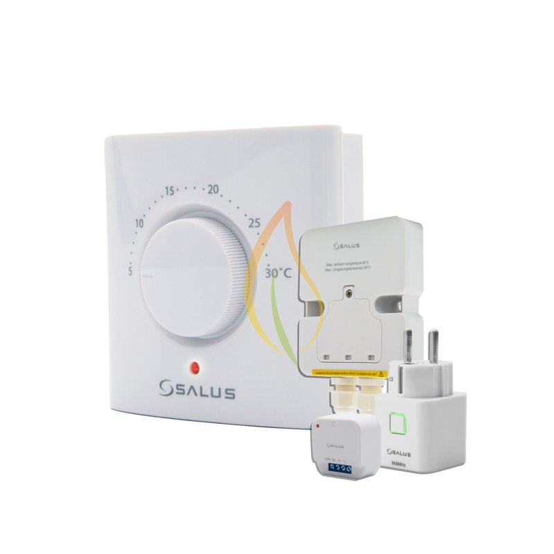 Wireless Thermostat Salus Thermostat And Receiver Salus Controls