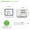Salus Funk-Raumthermostat Set mit WBRT20TX+ digital Thermostat