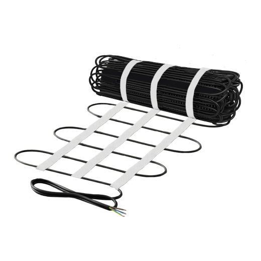 230V open space heating without grid support 300Watt/m² 7m² under sand bed, under paving stones, in concrete, cement, gravel, and screed