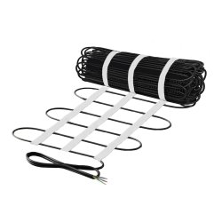 230V open space heating without grid support 300Watt/m² 7m² under sand bed, under paving stones, in concrete, cement, gravel, and screed