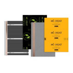 Materialmuster Heizfolien / Heizvlies - 4 Stück im Set