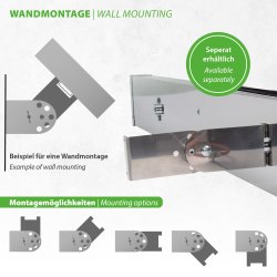 Mi-Heat Infrarot Hellstrahler STR 1000-3000W im Edelstahlgehäuse