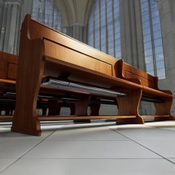 Ecosun CH Infrarot-Kirchenbankheizungen 260-600W
