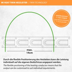 Heizkabel EcoTWIN S 17W/m für Estrich 9,5-159m