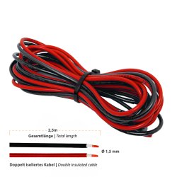 Mi-Heat Assembly Set for Infrared Heating Film 12-48V 1,5mm²