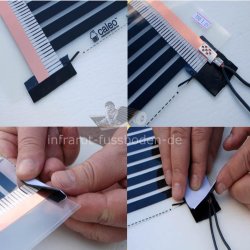 Crimp connectors for heating films, 1-50 pcs.
