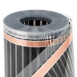 24V Heizfolie 15cm breit 220W/m²