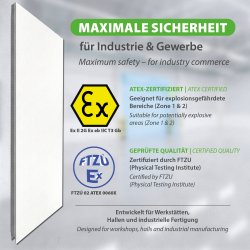 ECOSUN 700IN-2 ATEX-zertifizierte Infrarotheizung 700 Watt